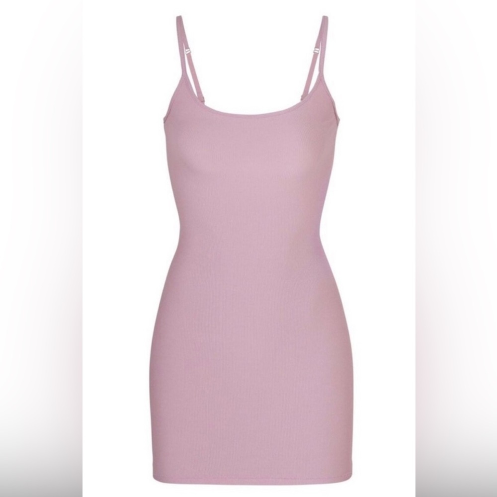 NWT Skims soft lounge slip dress, limited edition Orchid Size M (purple pink)